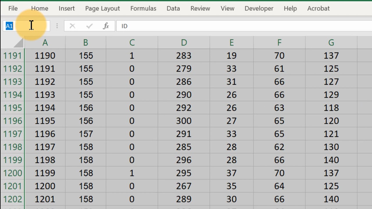 Excel: Using Database Functions and Named Ranges