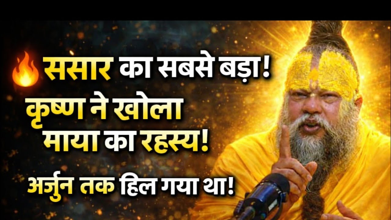 संसार का सबसे बड़ा भ्रम! कृष्ण ने खोला माया का रहस्य, अर्जुन तक हिल गया था! 😱