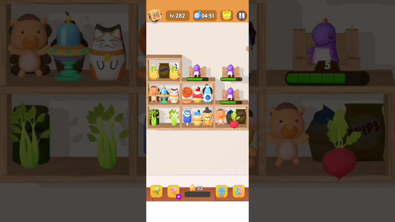 Goods Puzzle Sort Challenge Level 282 Gameplay Updated 