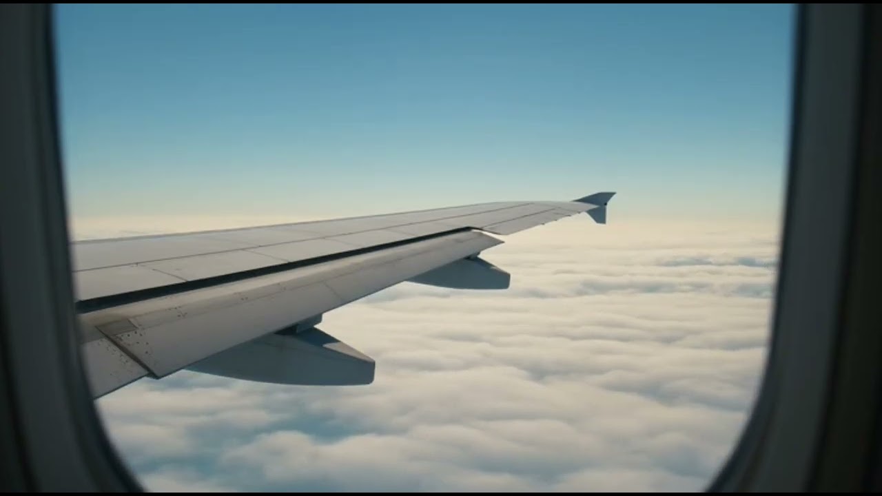 SFONDO VOLO AEREO PER STUDIARE - PER RILASSARSI - RELAX