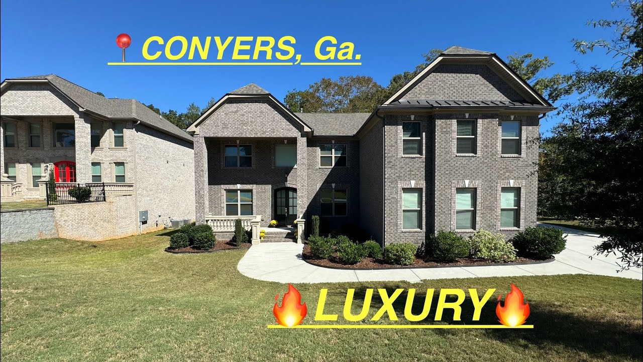 🔥LUXURY🔥What are your thoughts on this large Conyers, Ga. home?