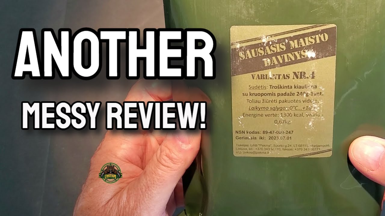 Lithuania MRE Review Menu 4 #mrereview