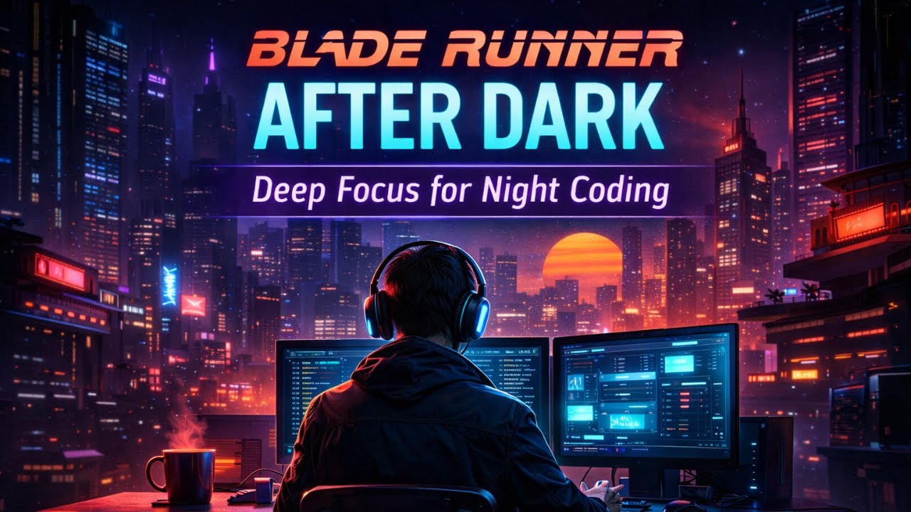 Cyberpunk Focus for Deep Night Coding 🌃 | Blade Runner After Dark