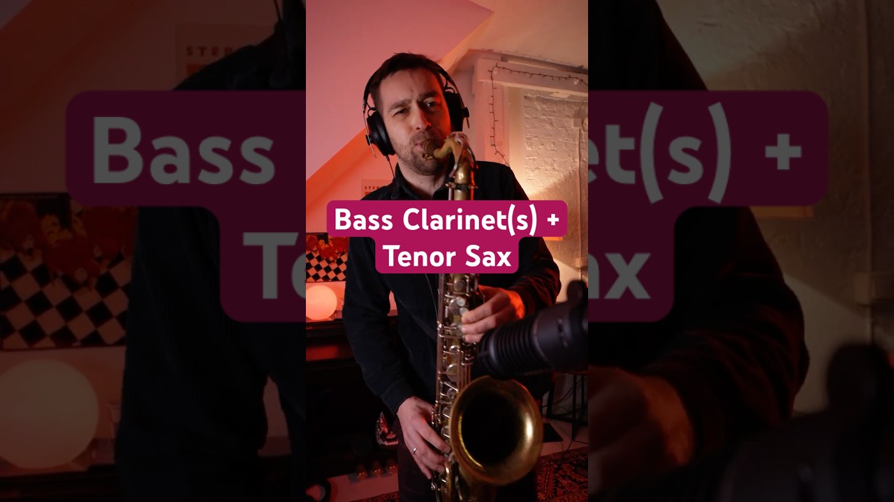 Bass Clarinet Groove + Tenor Sax Solo 