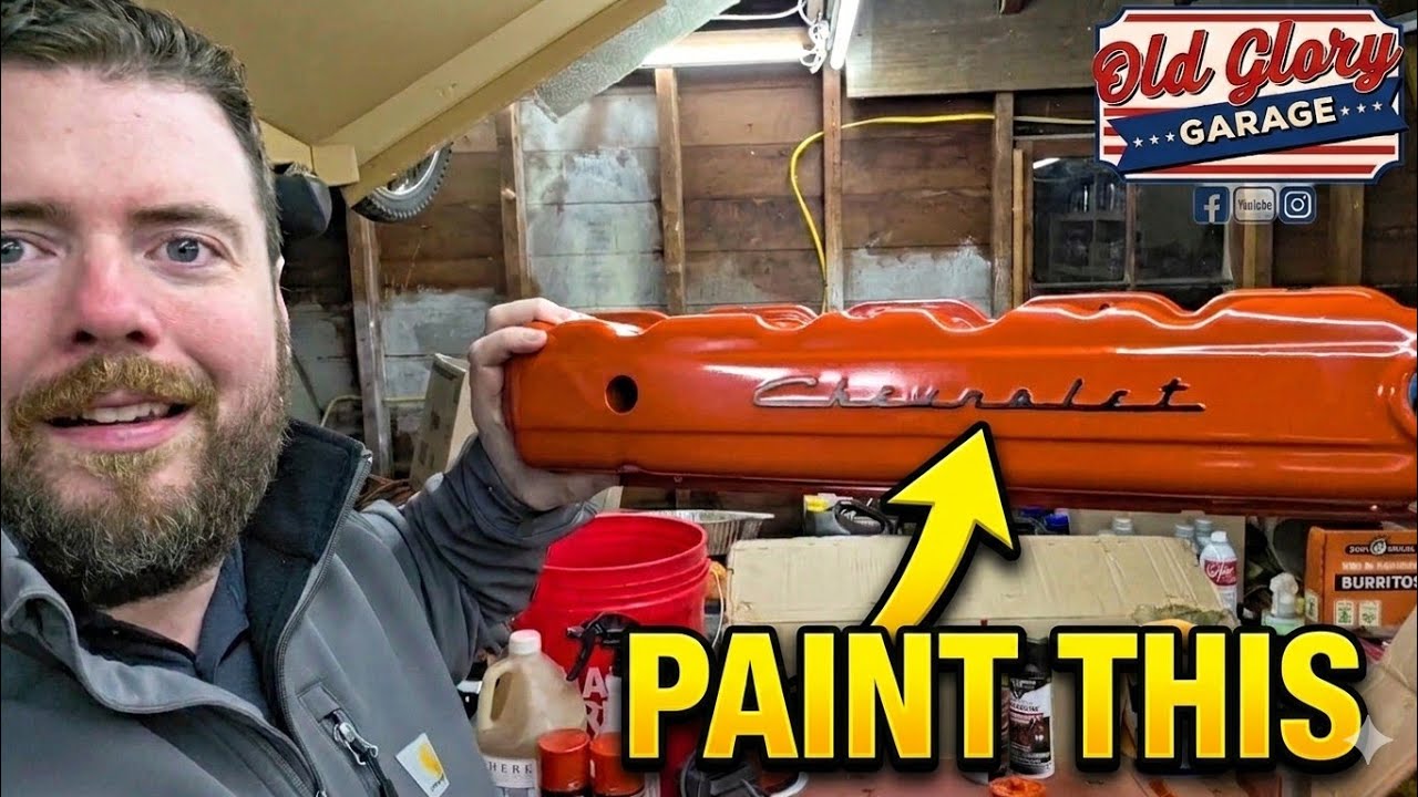 How to Paint Raised Letter valve covers