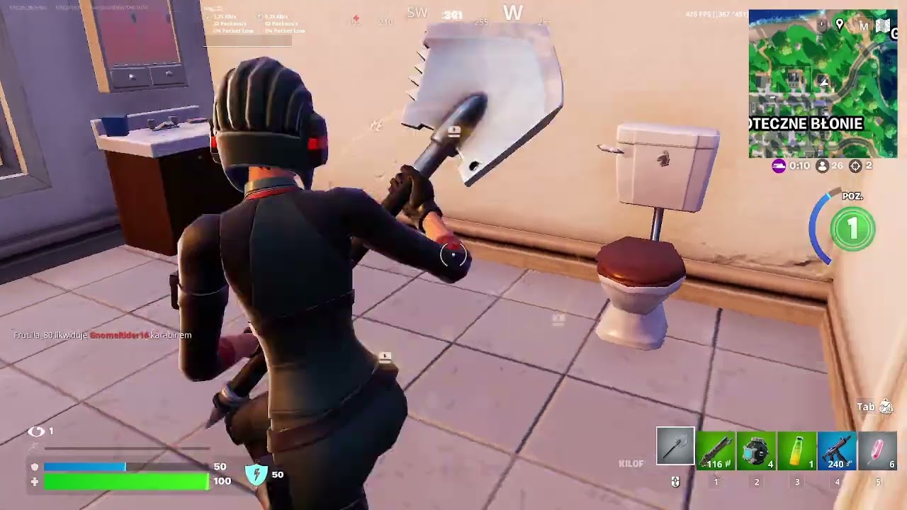 Gram w Fortnite mój pierwszy film na yt