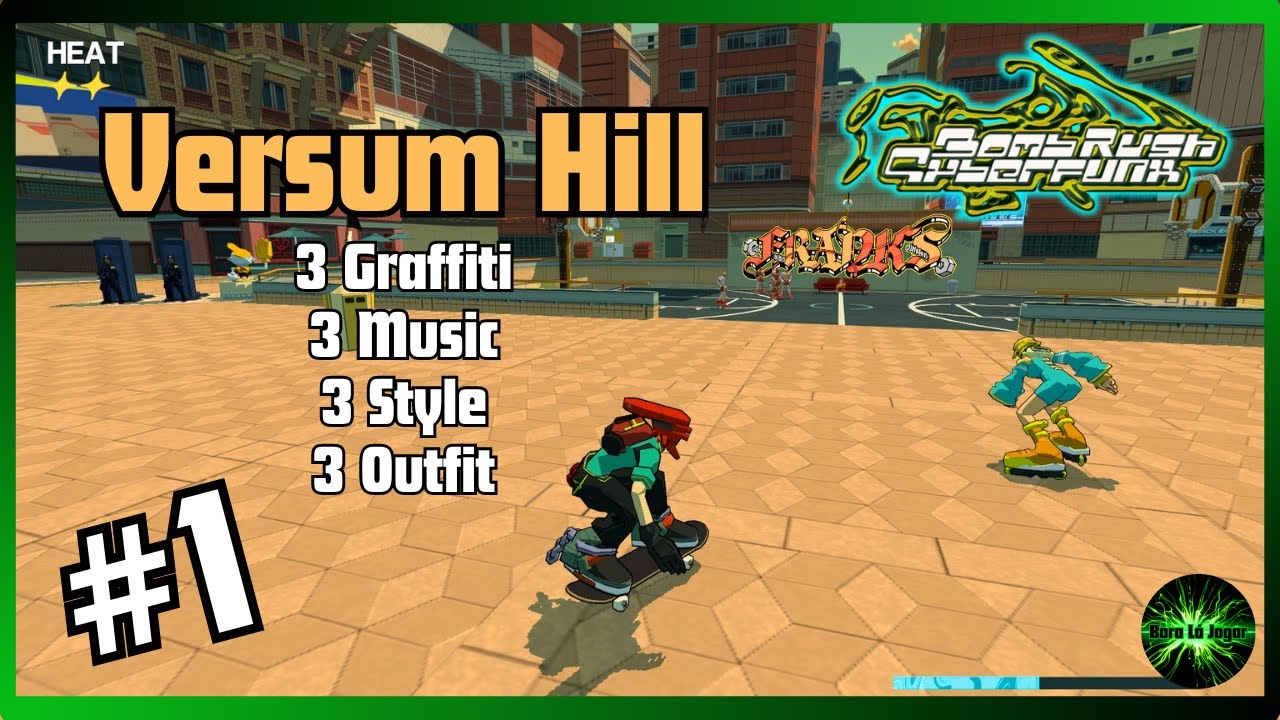 Bomb Rush Cyberfunk Versum Hill Collectibles #1 (Locations)