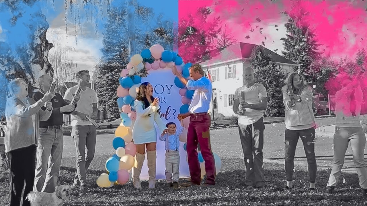 Maribel & Landon OFFICIAL GENDER REVEAL 💙🩷| Baby #2