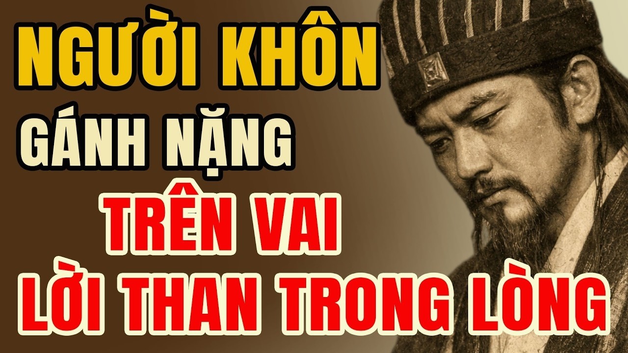 Gia Cát Lượng Dạy Gánh Nặng Trên Vai – Vì Sao Người Mạnh Không Bao Giờ Than | Lời Dạy Cổ Nhân