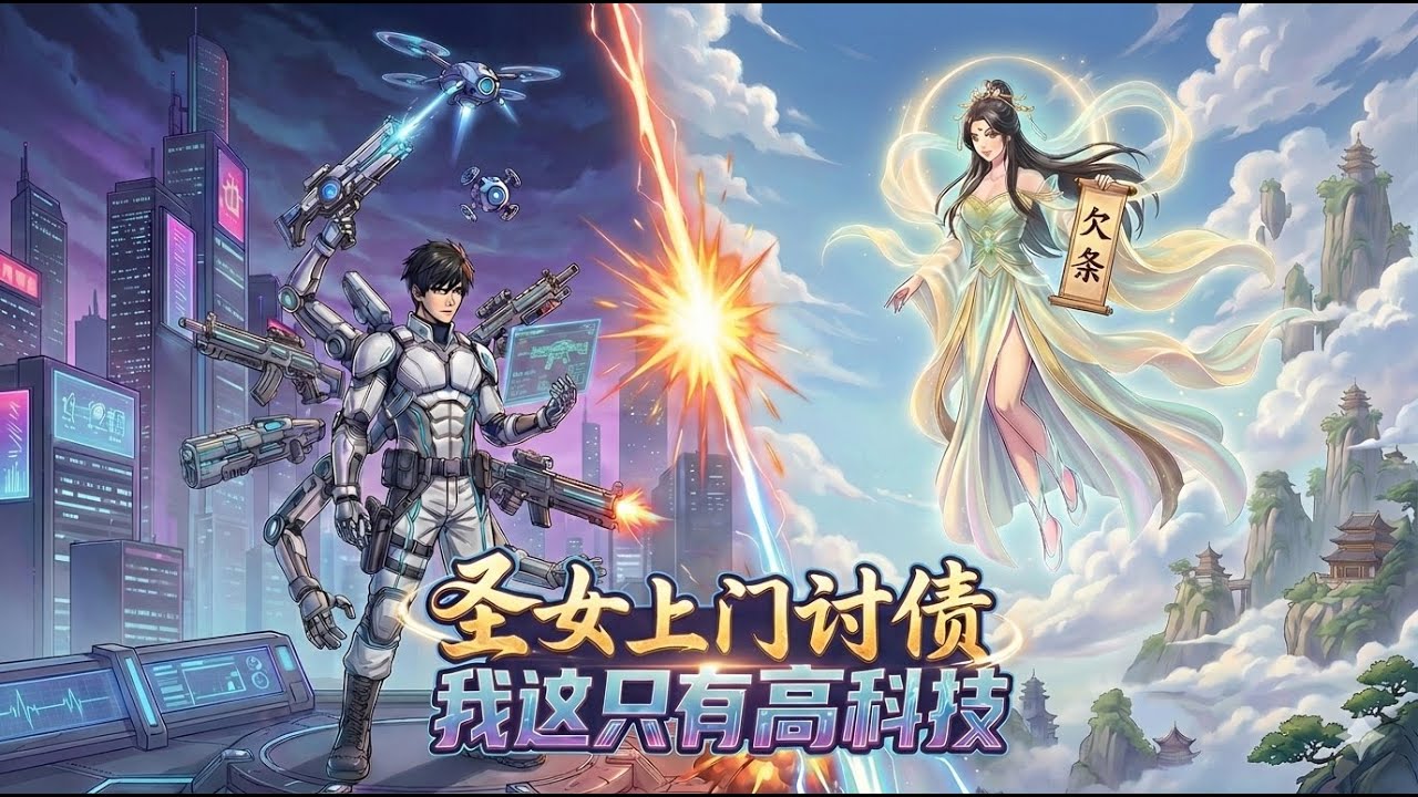 【全網首發🔥】聖女上門討債，我這只有高科技丨修仙者練氣十年，不如他的手搓大炮！穿越博士用現代工程思維，把修仙資源變成高科技武器。聽說聖女來討債？先扛住我的火箭炮再說！#漫劇 #穿越 #系統