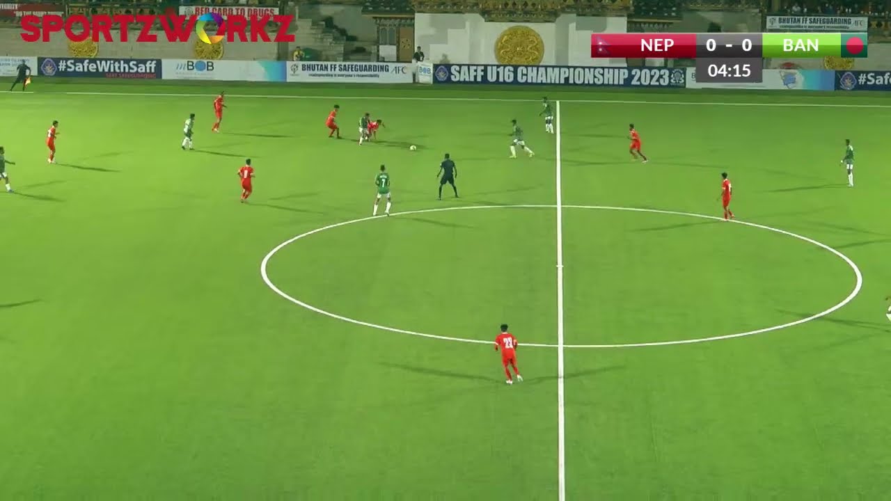 Nepal vs Bangladesh | SAFF U16 Championship 2023 | Bhutan