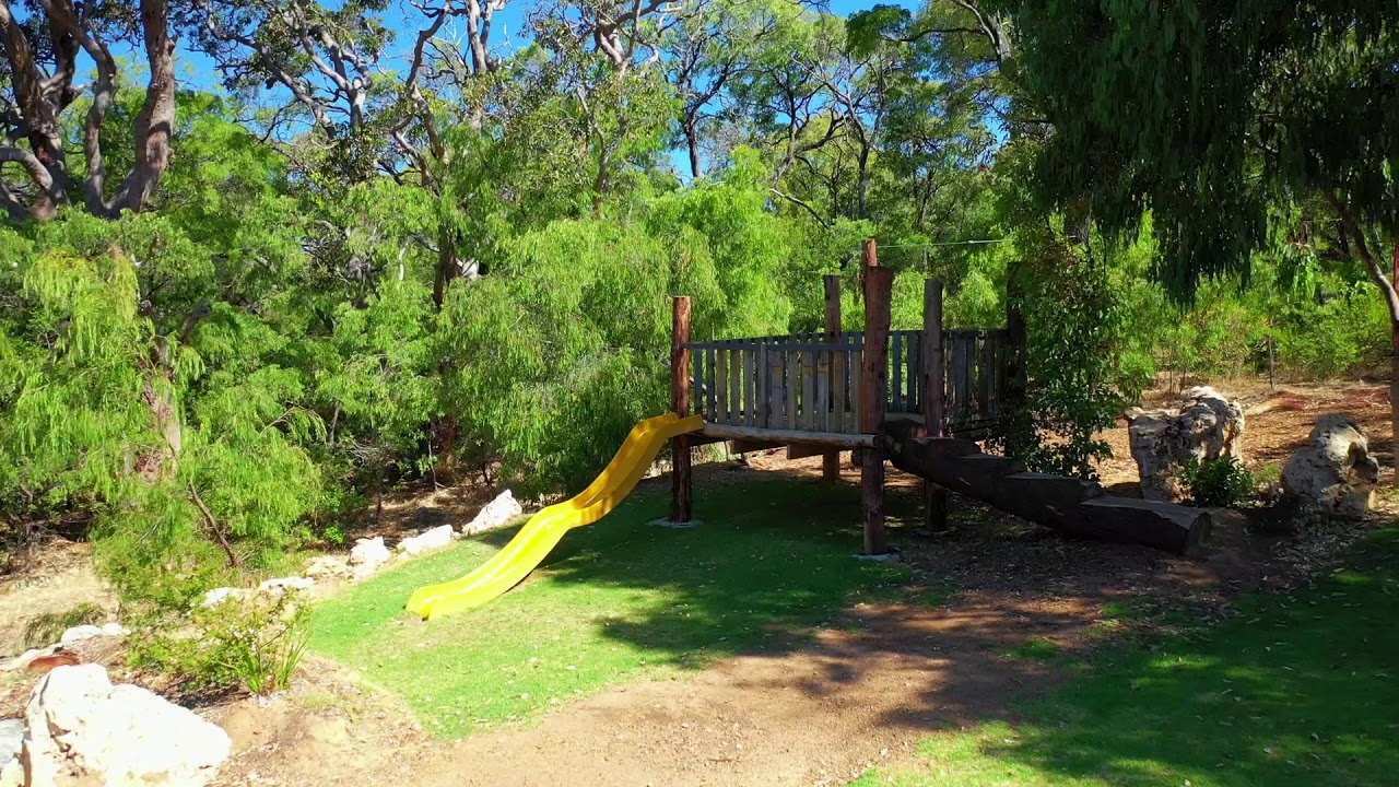 Tour around the grounds Caves Caravan Park Yallingup WA