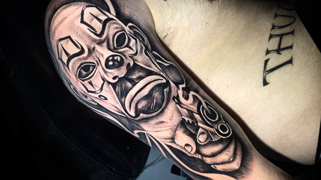 PALHAÇO BANDIDO TATTOO - TimeLapse Tatuagem ⚜️ (Vinícius Barnabé)