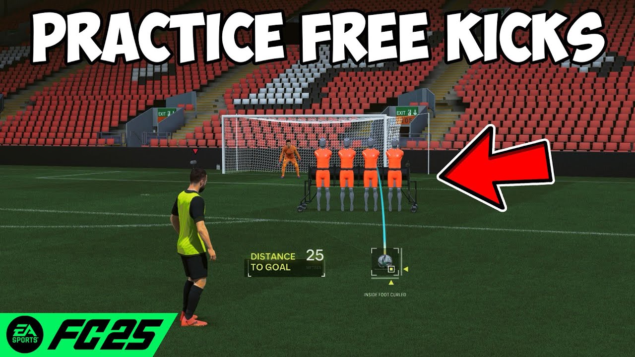 How To Practice Free Kicks In FC 25