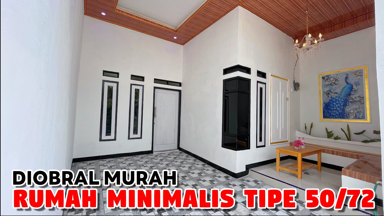 DIJUAL BU !! RUMAH CANTIK TIPE 50/72 || 100% TIDAK BANJIR || HARGA MURAH  BISA CASH DAN KPR 