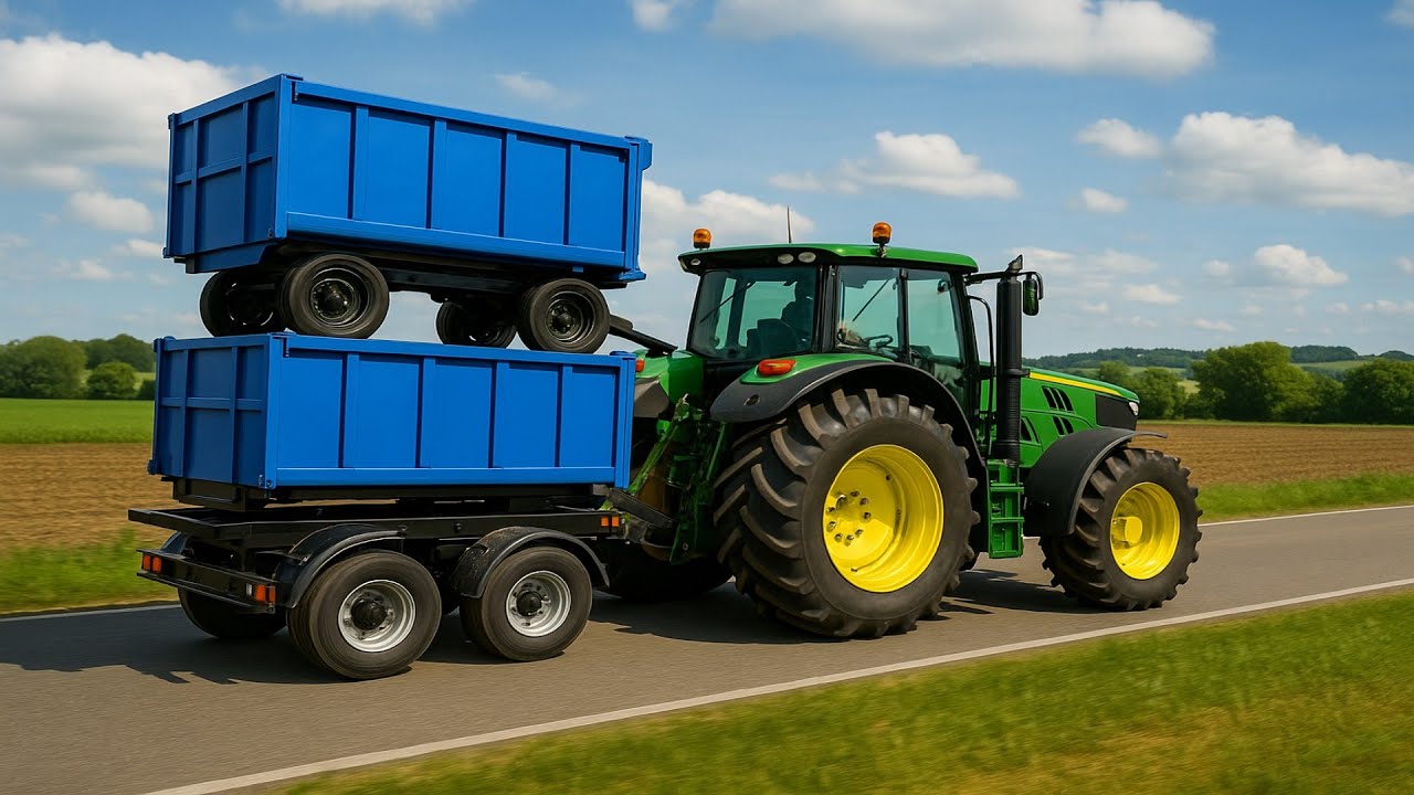 Tractor Tuning & Heavy Transport – Real Farming Machinery Tests on the Road