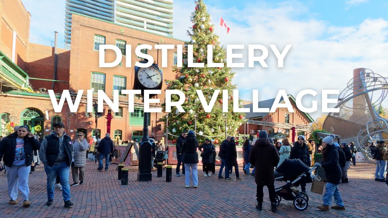 Exploring Toronto’s Distillery District Winter Village | Holiday Market 2025