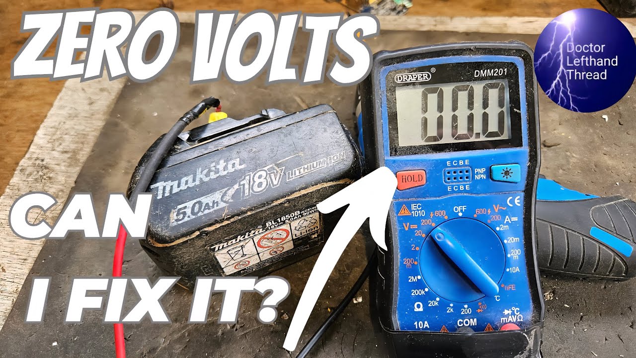 Makita 18V LXT Battery Showing Zero Voltage? Here's What Fixed It!
