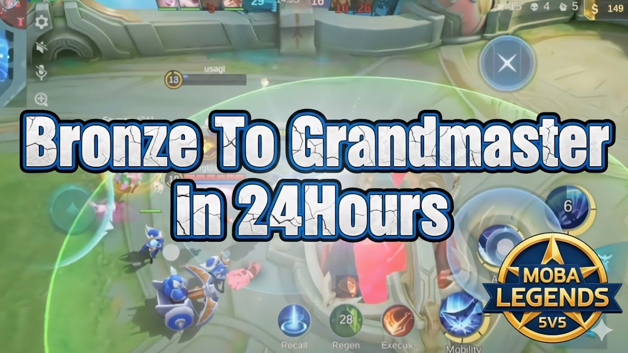Bronze to Grandmaster in 24 Hours!🔥😈(Full Breakdown) Mobile Legends 