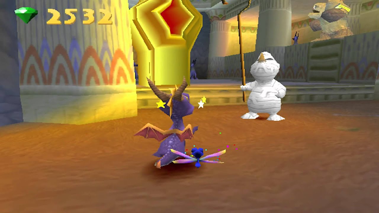 Spyro 3: Year of the Dragon (PS1) walkthrough - Haunted Tomb