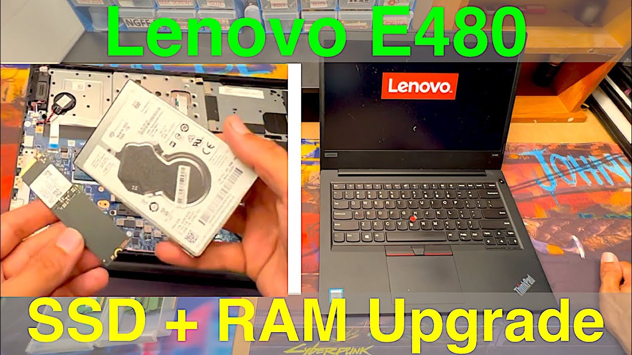 Lenovo Thinkpad E480 SSD & RAM | How To Upgrade RAM/Memory & SSD HDD Upgrade Replacement