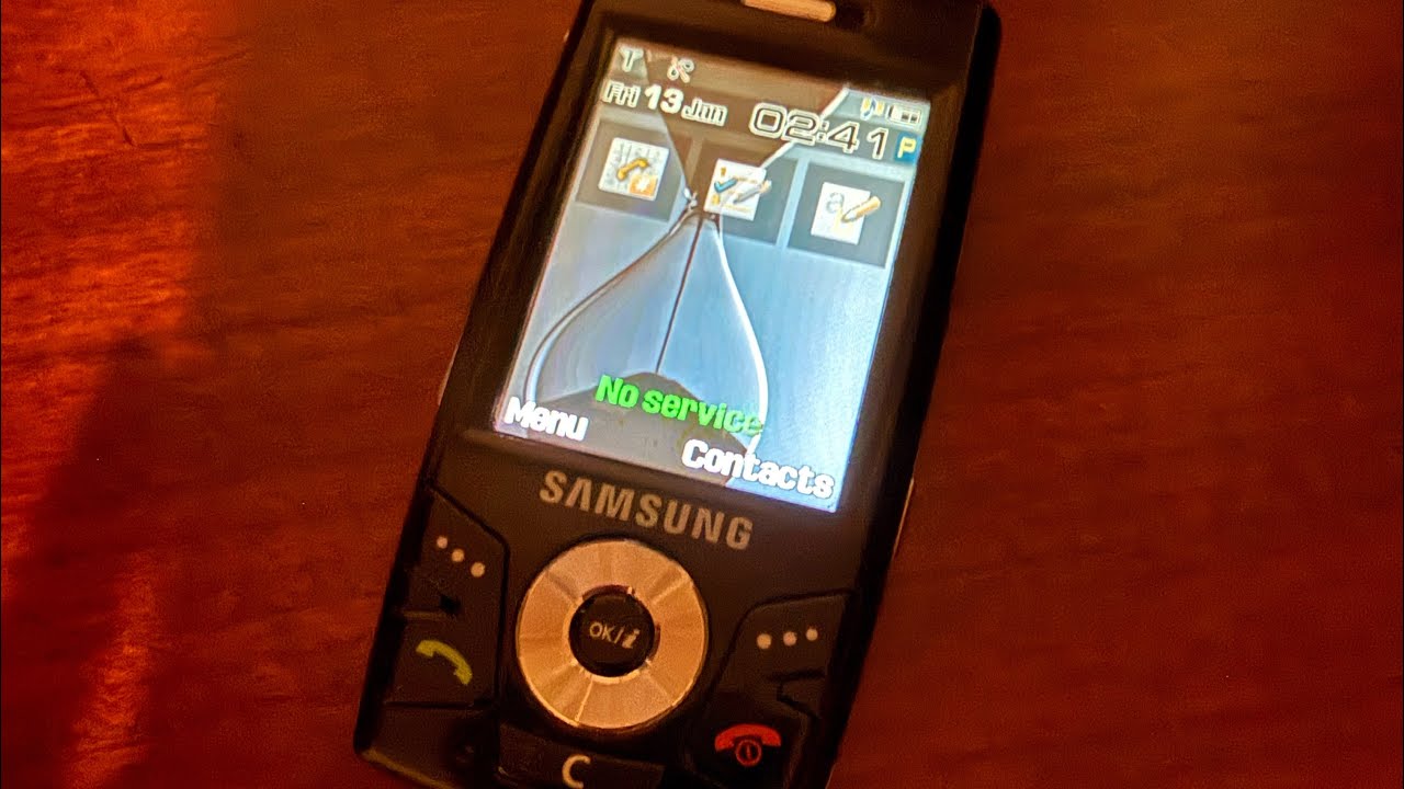 Samsung SGH-E890 - ringtones and notifications (FIRST DOCUMENTED VIDEO)