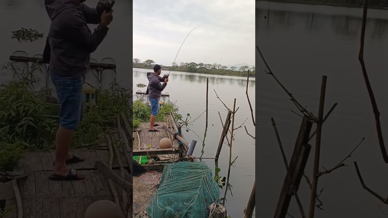Mancing teknik garong di sungai!!!