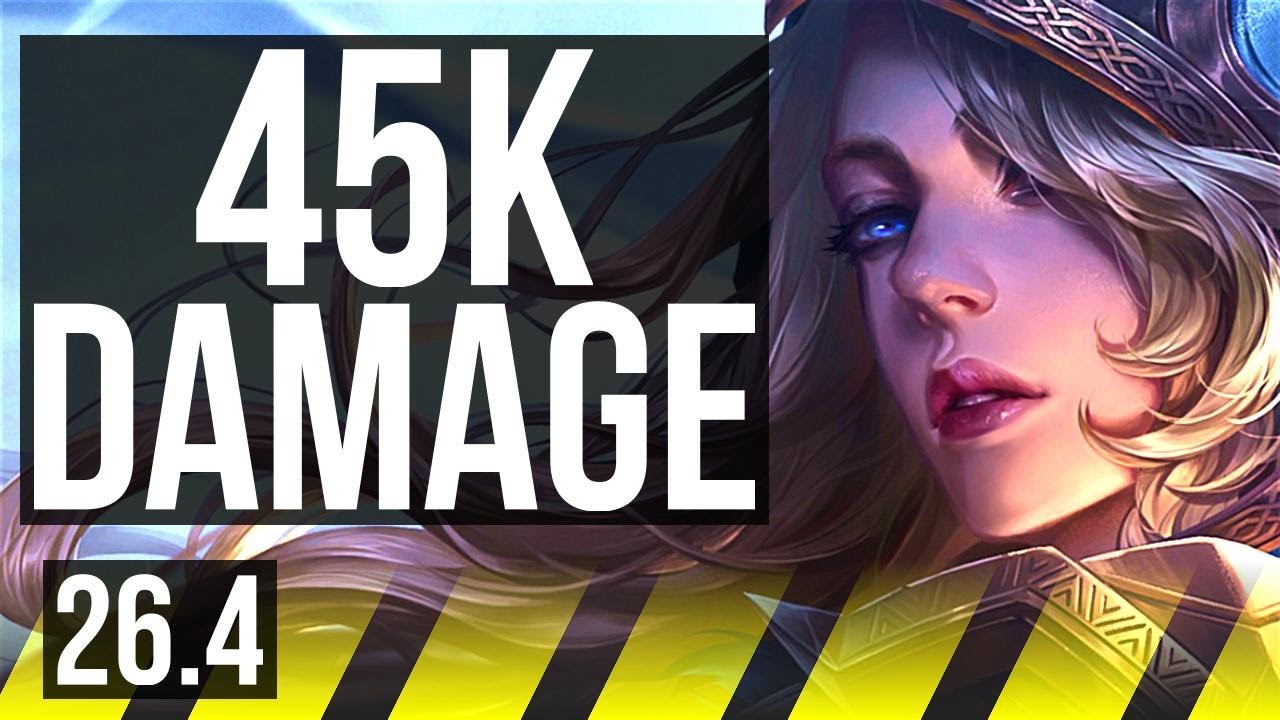 ASHE & Braum vs JINX & Thresh (ADC) | 45K damage, 6k gold comeback | KR Diamond | 26.4