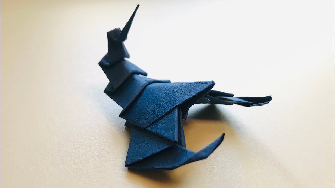 Scorpion Origami- #origamitutorial #paper folding
