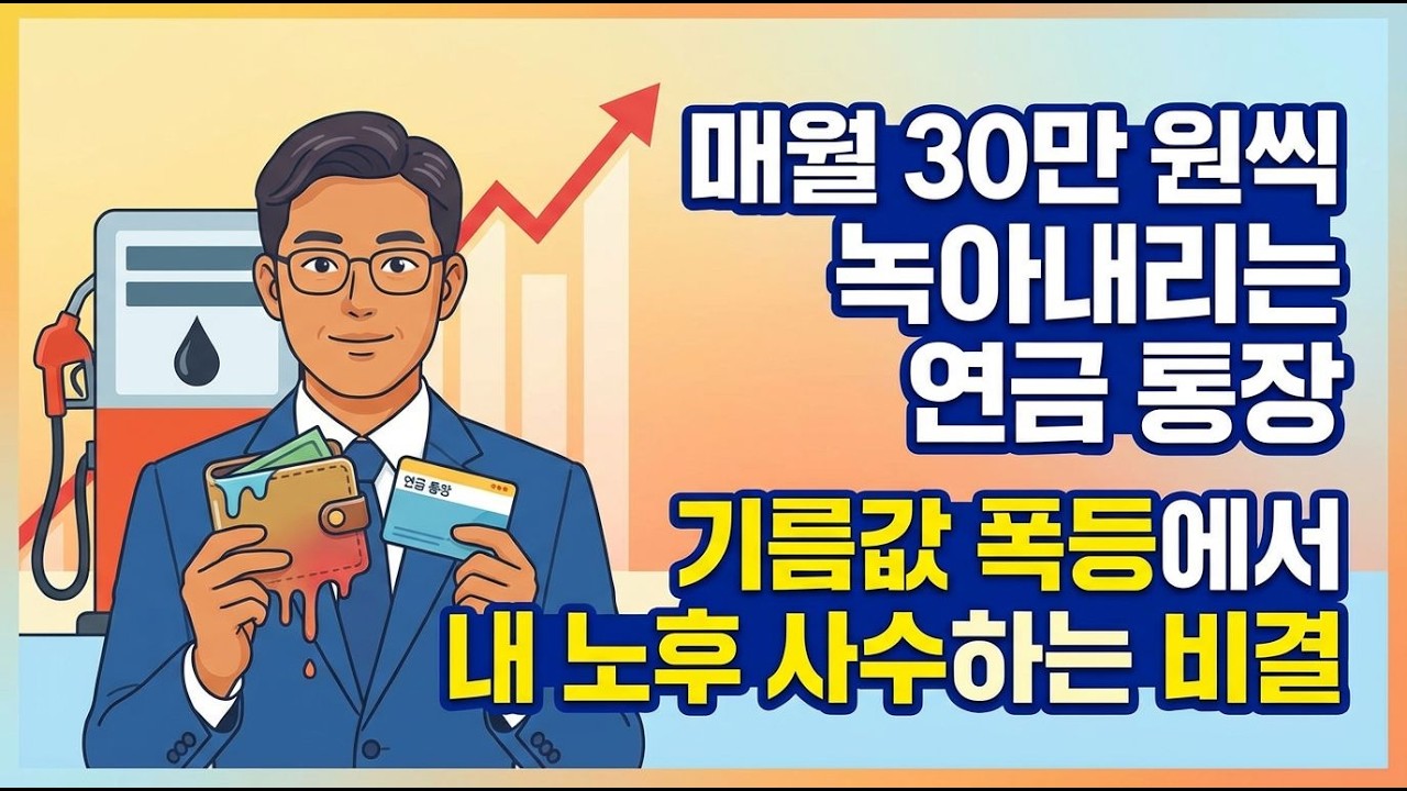 파 한 단 5천 원, 가스비 30% 인상? 유가 폭등이 낳은 '노후 파산'의 그림자와 3가지 생존법