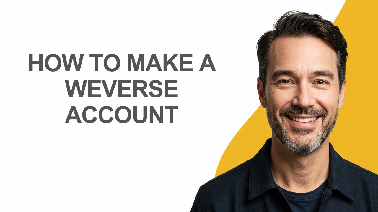 How to Make a Weverse Account - KevinHowTo