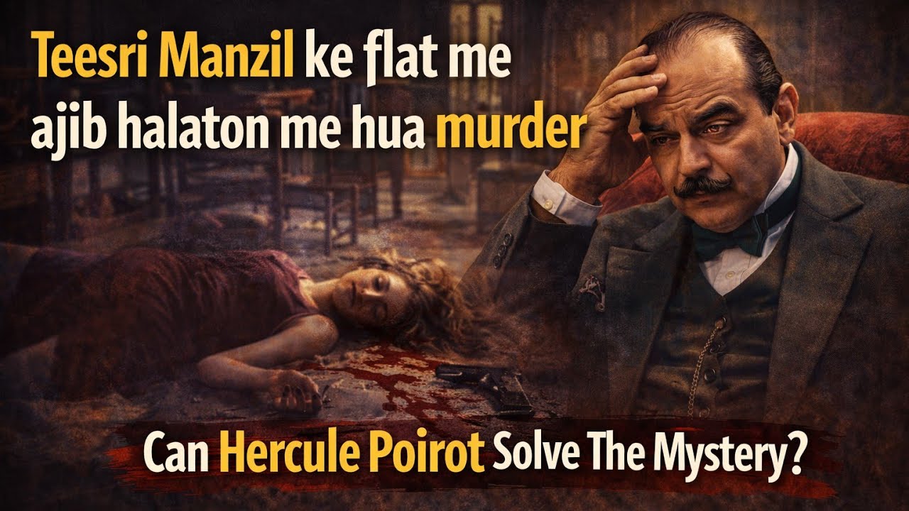 THE THIRD FLOOR FLAT murder mystery in hindi | Agatha Christie Short story in hindi