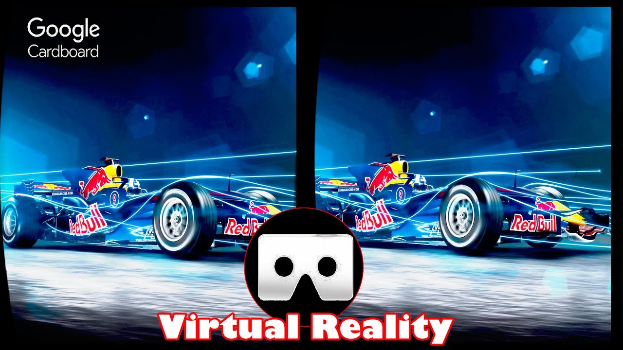 3D Red Bull F1 - VR Virtual Reality Vídeo Google Cardboard VR Box