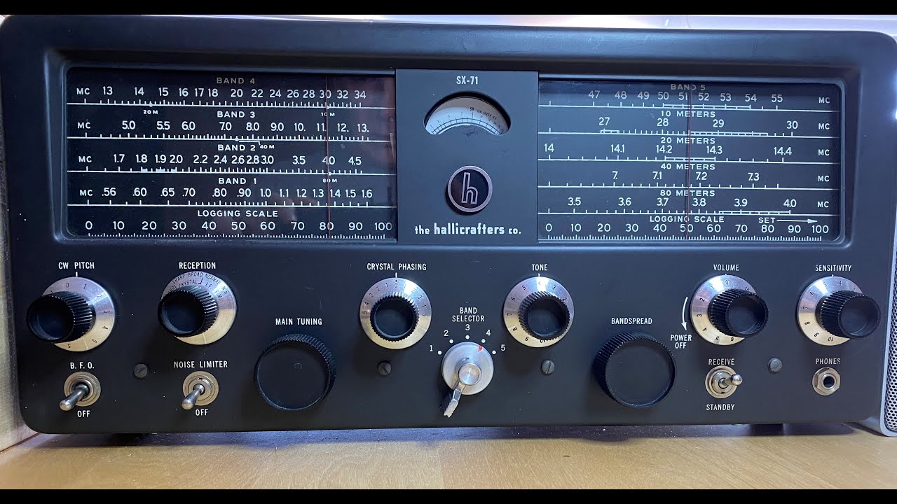 Hallicrafters SX 71 Shortwave Receiver