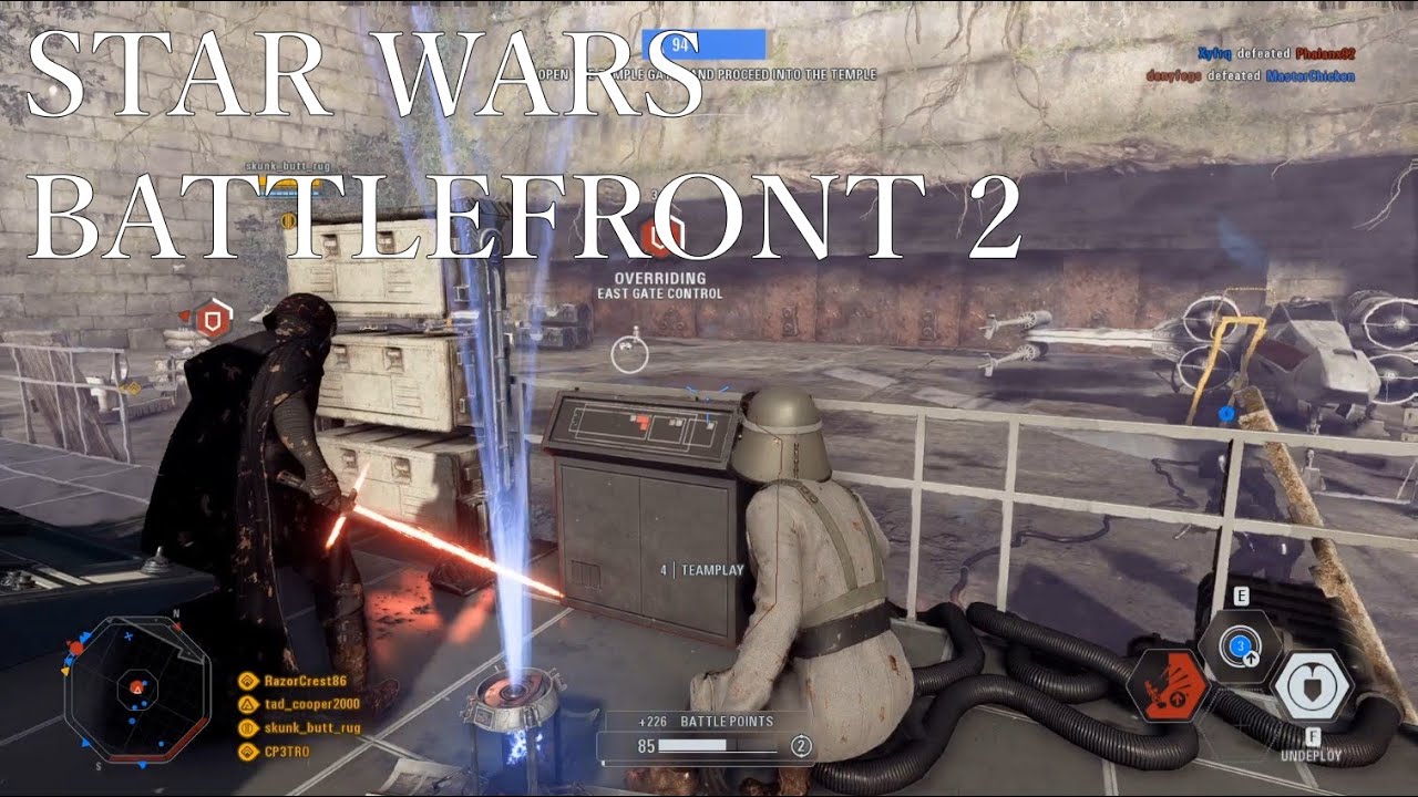 Star Wars Battlefront 2 - Galactic Assault - Yavin 4 - Imperial Officer Gameplay (No Commentary)