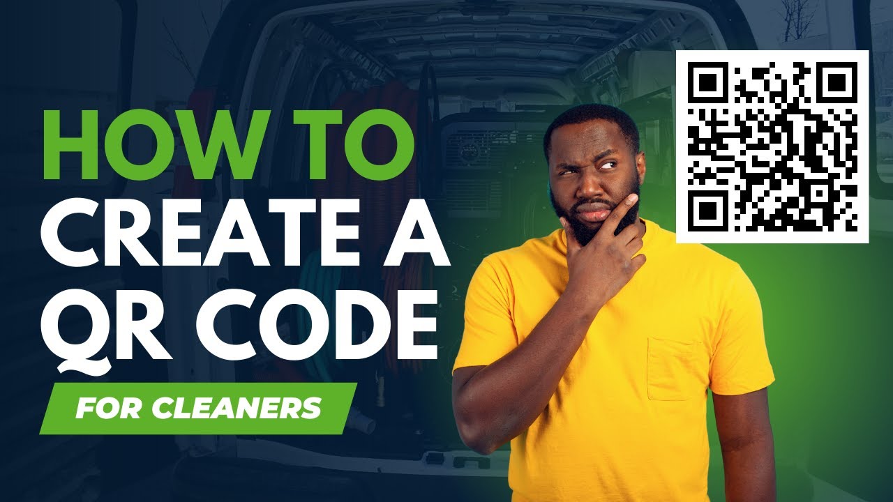 How To Quickly Create A FREE QR Code For Your CARPET CLEANING Business Website