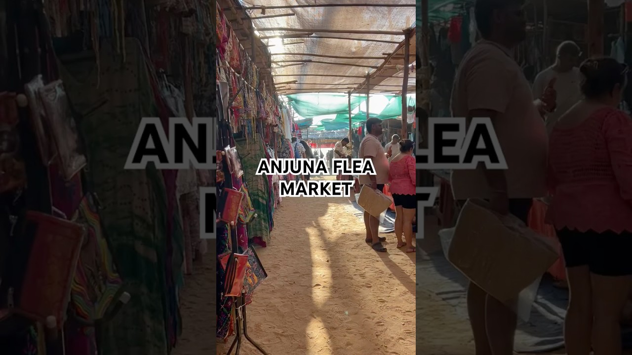 Anjuna Flea Market..Biggest and cheapest market of Goa Anjuna Beach #goamarket #fleamarket #goabeach