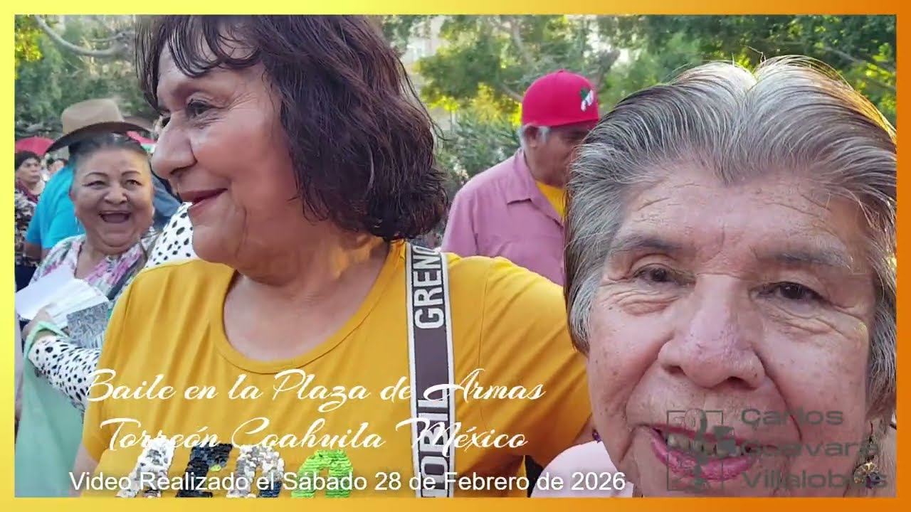 Baile en la Plaza de Armas Torreón Coahuila México (Las Arañas) 
