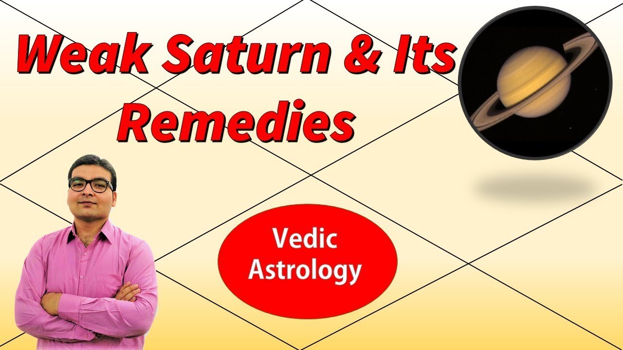 Weak Saturn, Its Results and Remedies To Make it Strong | Vedic Astrology