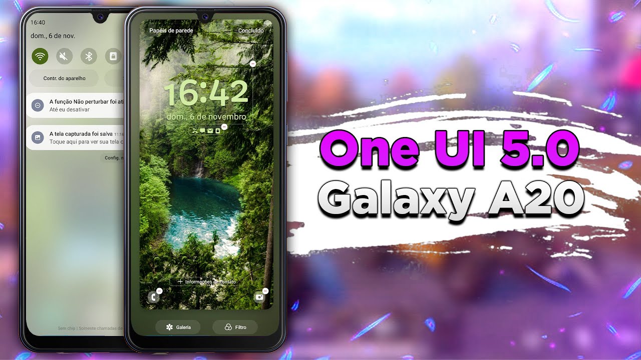 One UI 5.0 Android 13 SAIU PARA O GALAXY A20 | AGORA COM MAIS PERSONALIZAÇÕES!