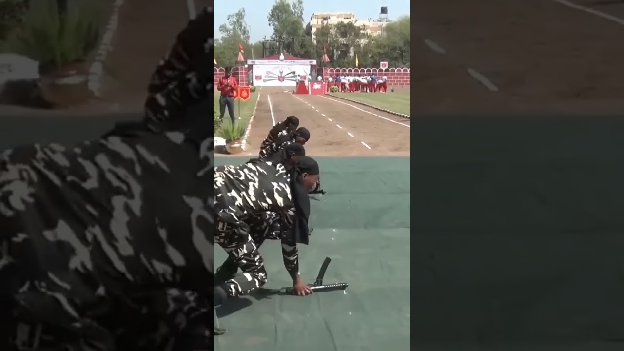 Skill Level: ELITE! 🇮🇳 CRPF Blindfolded 
