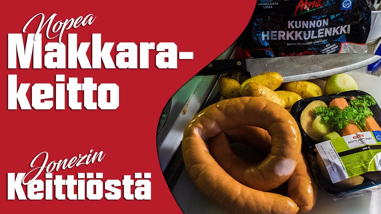 Chef Jonez - Nopea makkarakeitto