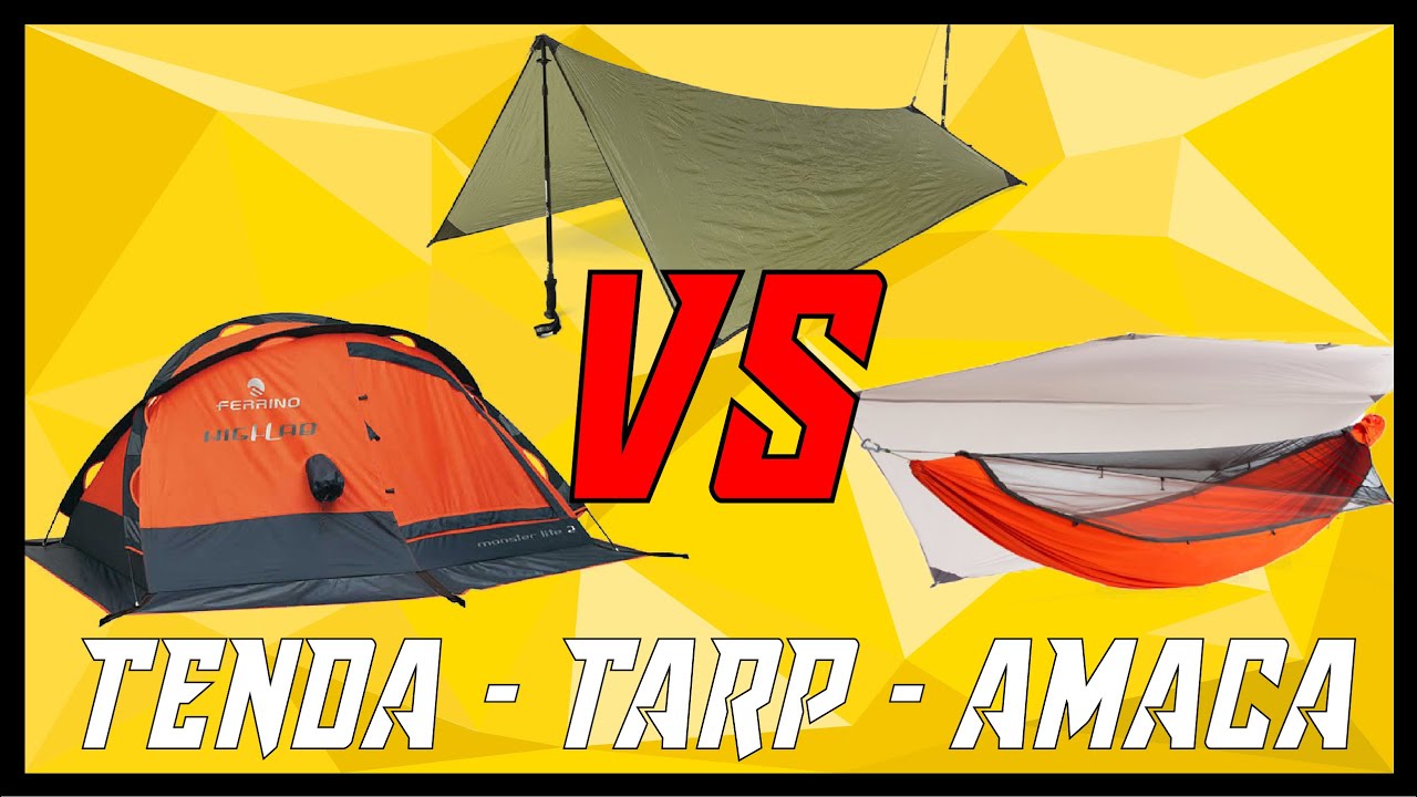 TENDA, TARP o AMACA? Qual è il miglior sistema per dormire all'aperto? | Trekking & Outdoor Tutorial