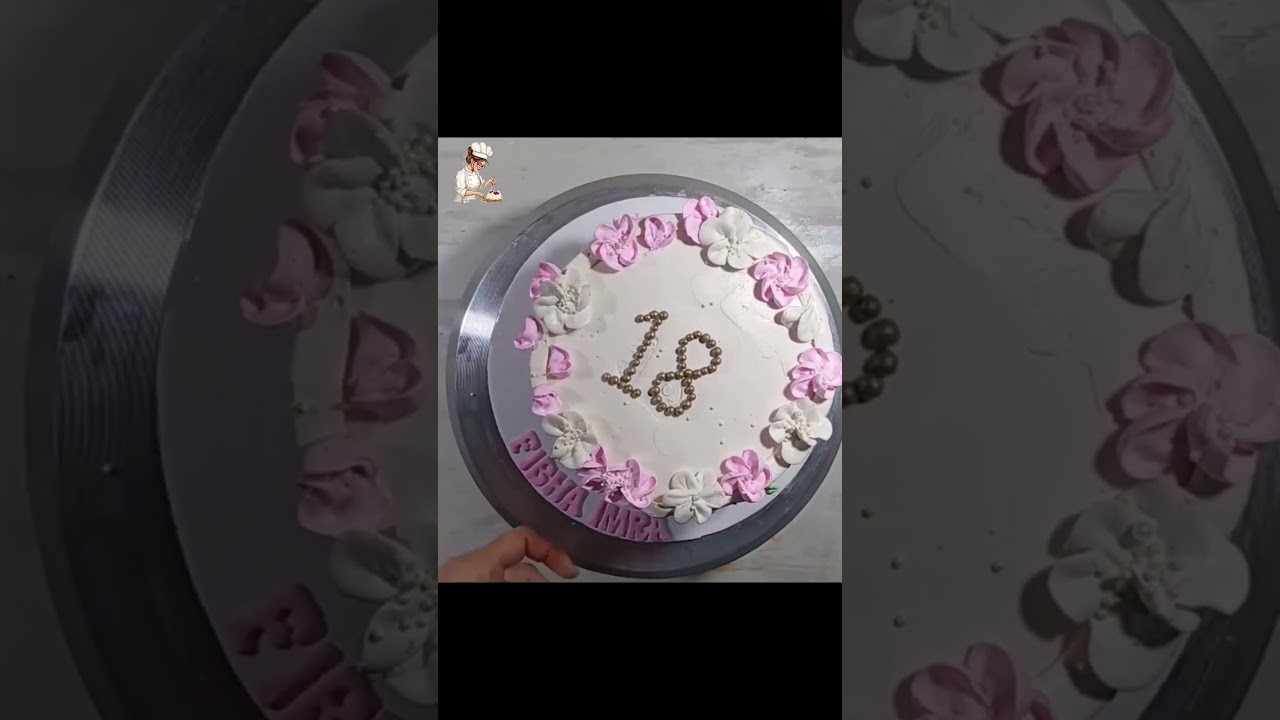 floral cake design 