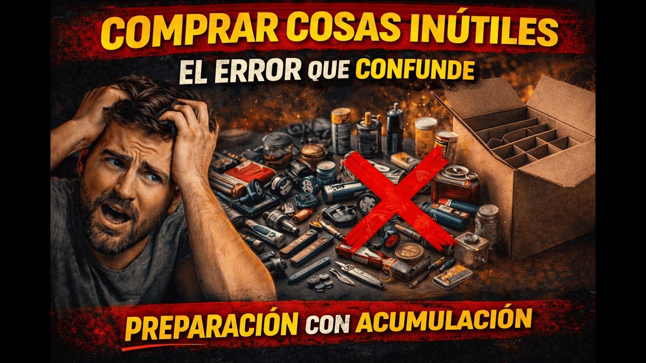 Comprar Cosas Inútiles: El Error que Confunde Preparación con Acumulación