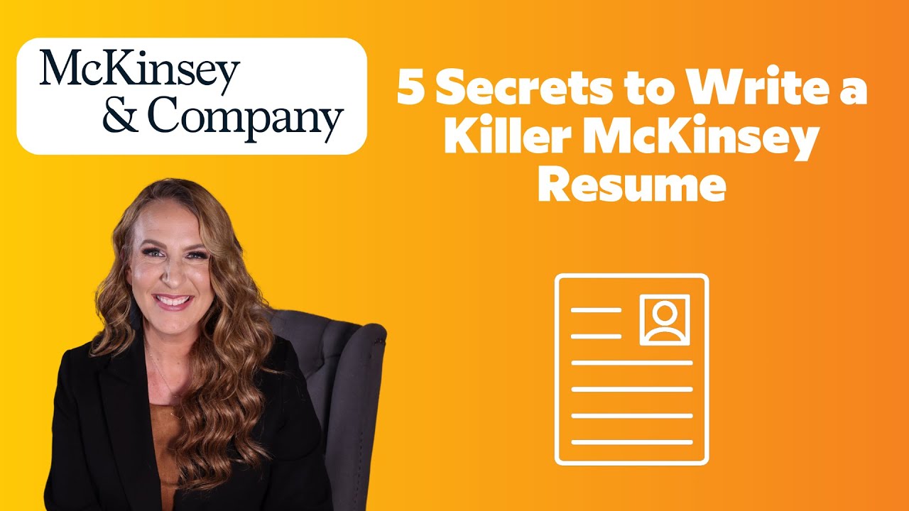 Резюме McKinsey: 5 секретов создания убойного заявления