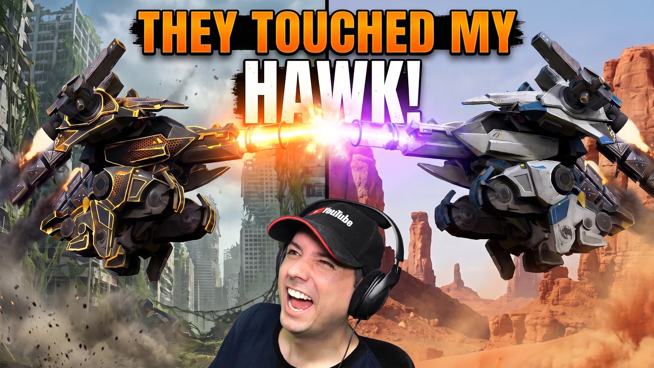 Не могу поверить, что ОНИ ИЗМЕНИЛИ МОЕГО HAWK! Геймплей War Robots