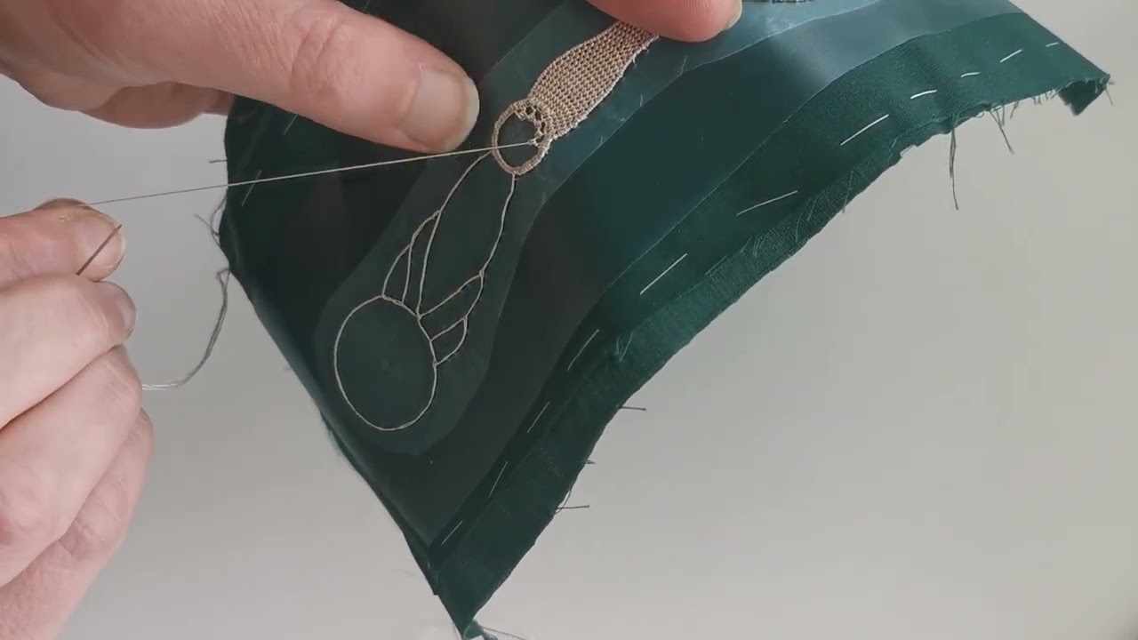 Shell Stitch in Needlelace