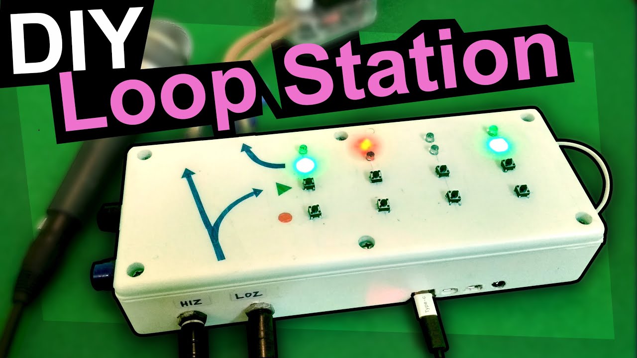 Самодельный 4-дорожечный лупер с Raspberry Pi | Создание луп-станции