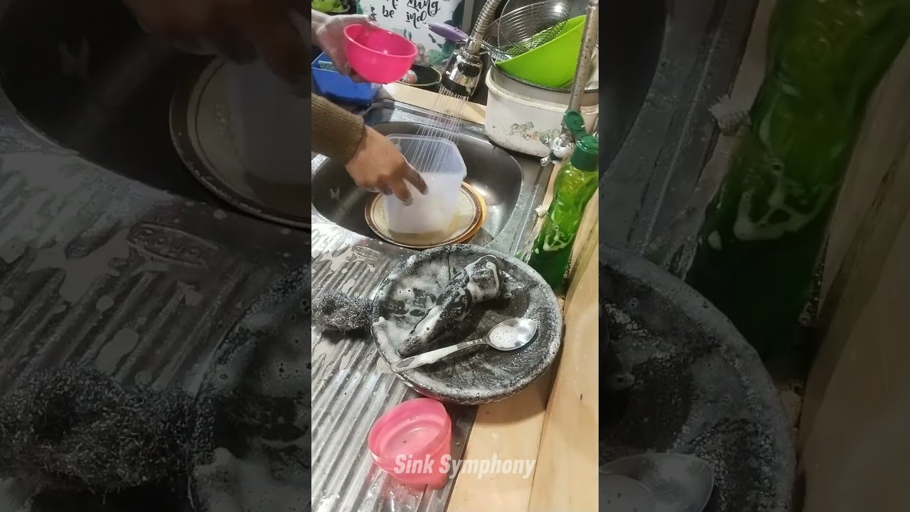 POV : Washing Dishes in My Cozy Kitchen